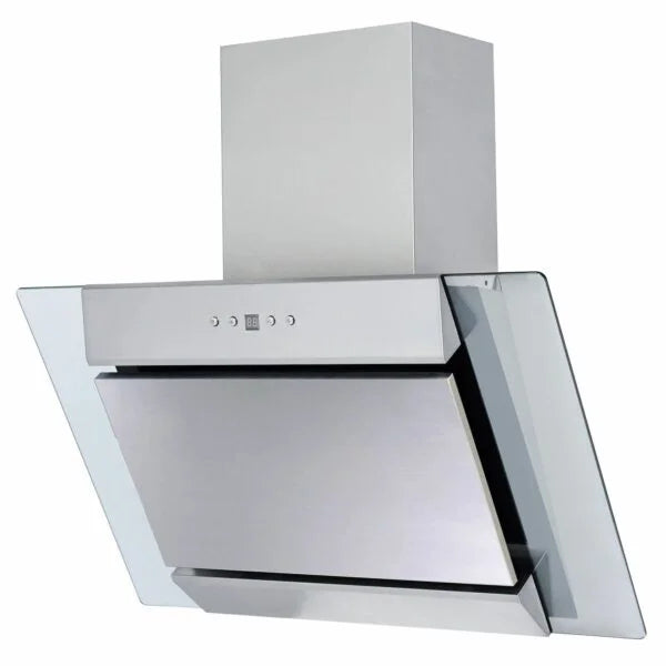 70cm Angled Cooker Hood, Stainless Steel - SIA AGL71SS