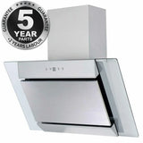 70cm Angled Cooker Hood - Stainless Steel - SIA AGL71SS - London Houseware - 2