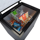 SIA CHF200B - 90cm 201L Black Freestanding Chest Freezer - London Houseware - 2