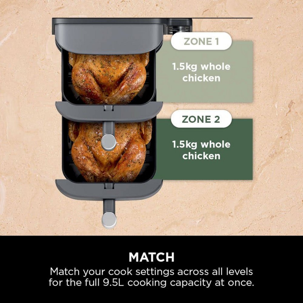 Ninja SL400UK Double Stack XL 9.5 litre 2-Drawer Air Fryer - product image 17