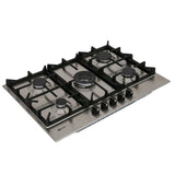 75cm Neff 5 Burner Gas Hob Stainless steel - T27DS59N0 - Naamaste London Homewares - 3