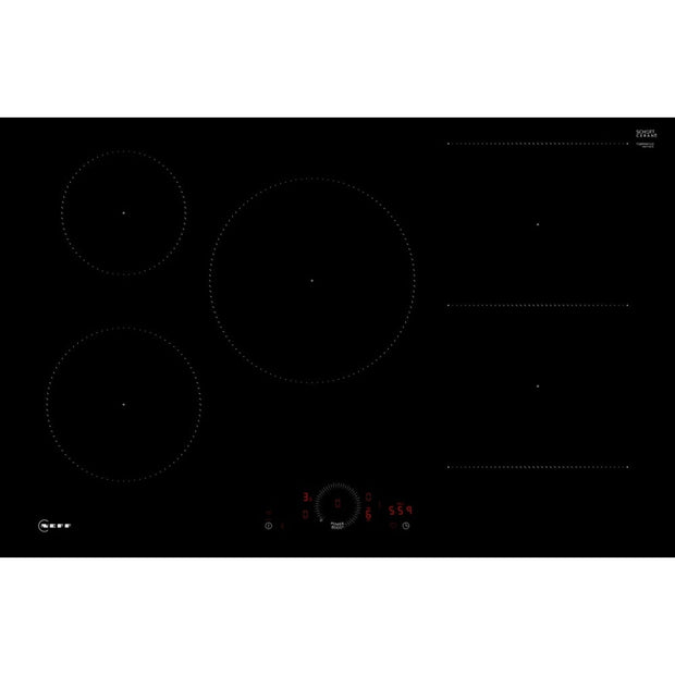 80cm 5 Zone Neff Induction Hob, Black - T58PHW1L0 N70 - Naamaste London Homewares - 1