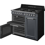 Smeg TR103GR Victoria Gloss Slate Grey 100cm Dual Fuel Range Cooker - product image 4