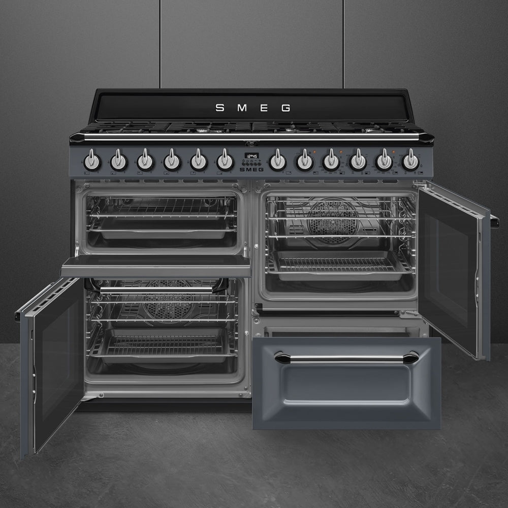 Smeg TR4110GR Victoria 110cm Dual Fuel Range Cooker - product image 2