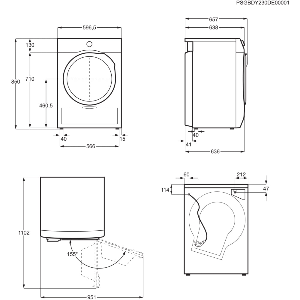 AEG TR719A4B Tumble Dryer - product image 11