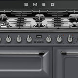 Smeg TR93GR Victoria Slate Grey 90cm Dual Fuel Range Cooker - product image 4