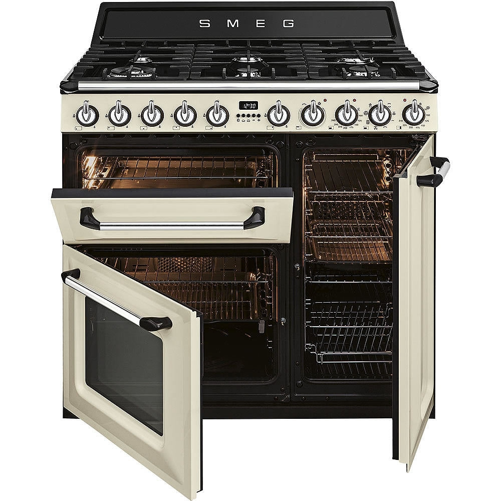 Smeg TR93P Victoria 90cm Dual Fuel Range Cooker - product image 2