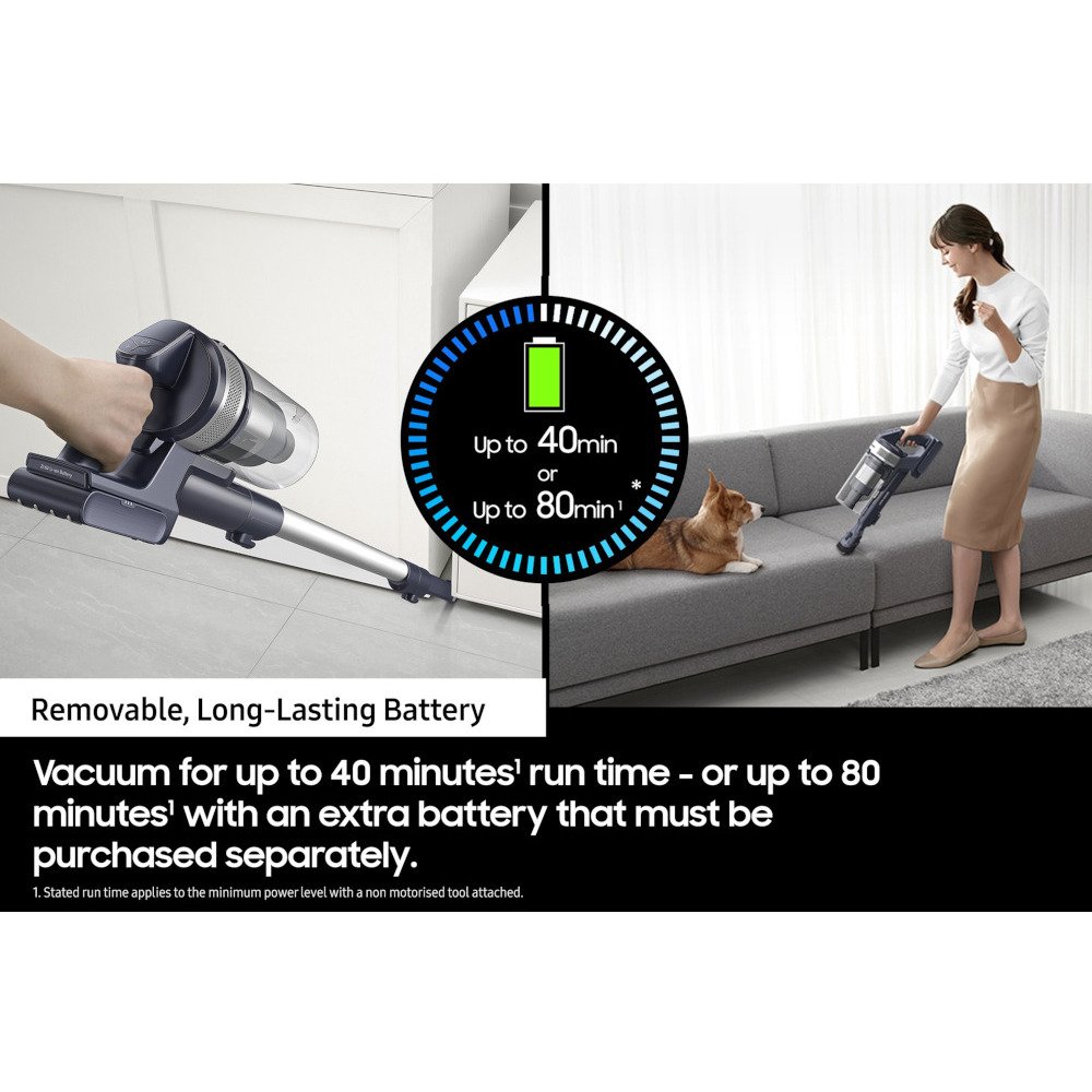 Samsung VS15A6031R4 Jet 60 Turbo Cordless Stick Vacuum Cleaner Max 150W Suction Power with 40 Min Run Time - product image 5