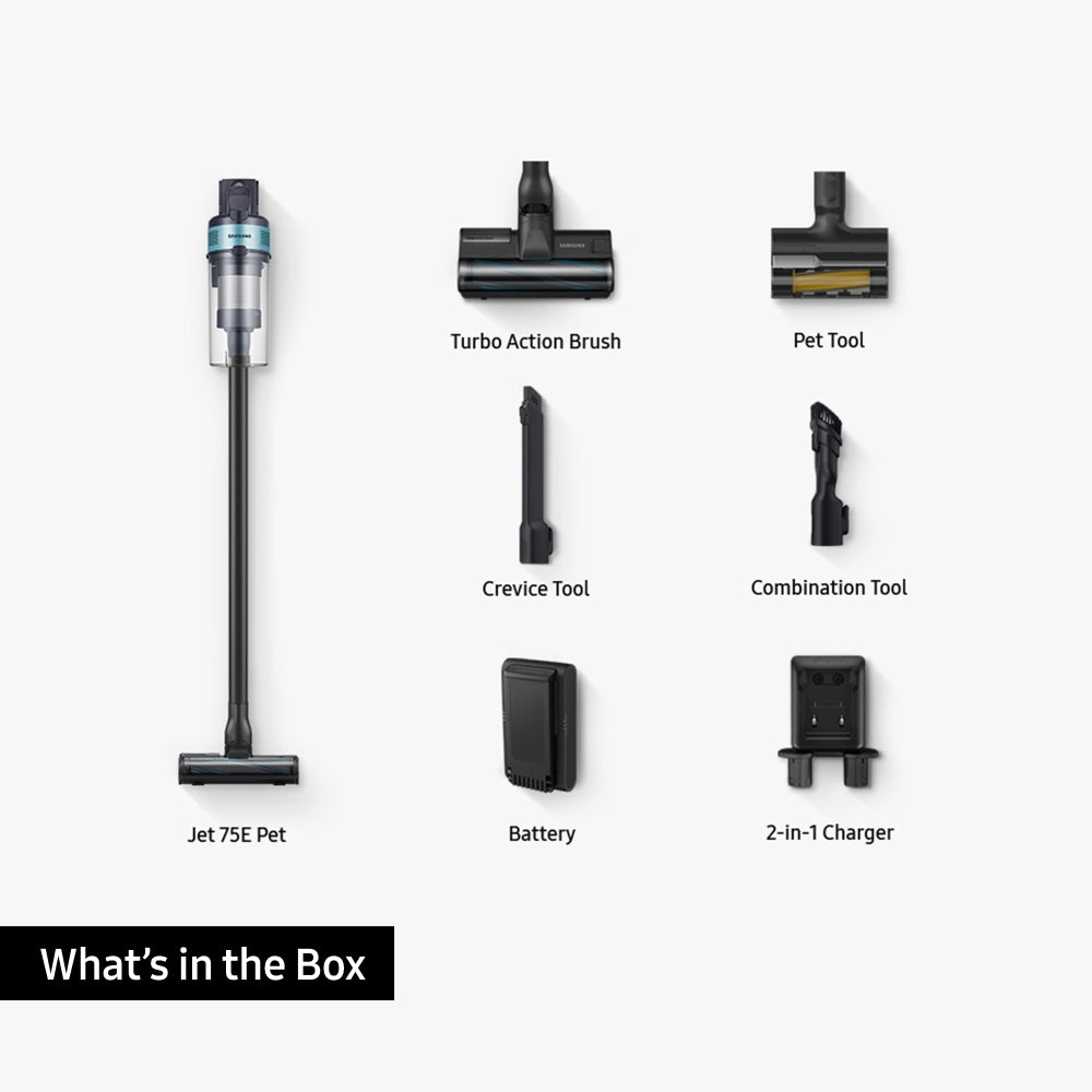 Samsung VS20B75AGR1 Jet 75E Pet Cordless Stick Vacuum Cleaner Max 200W Suction Power with Pet Tool - product image 12