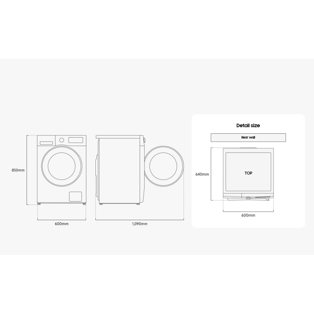 Samsung WD11DG5B15BEEU Series 5 AI Energy Washer Dryer - product image 11