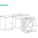 Hisense WD3M841BWI Integrated Washer Dryer - product image 11