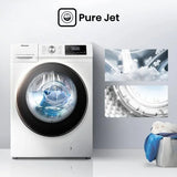 Hisense WDQA8014EVJM - 8/5kg White Washer Dryer - London HouseWare - 2