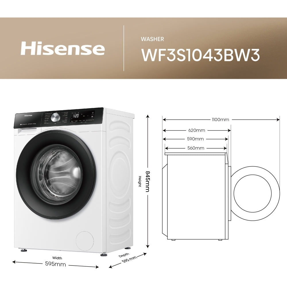 Hisense WF3S1043BW3 Washing Machine - product image 22