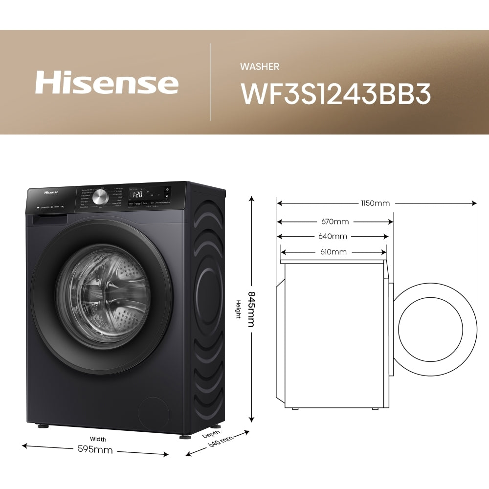 Hisense WF3S1243BB3 Washing Machine - product image 15