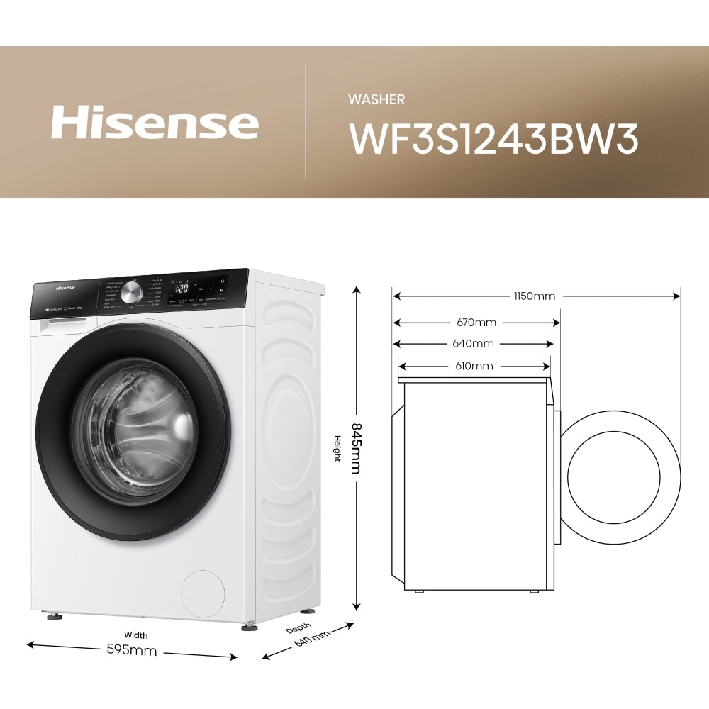 Hisense WF3S1243BW3 Washing Machine - product image 15