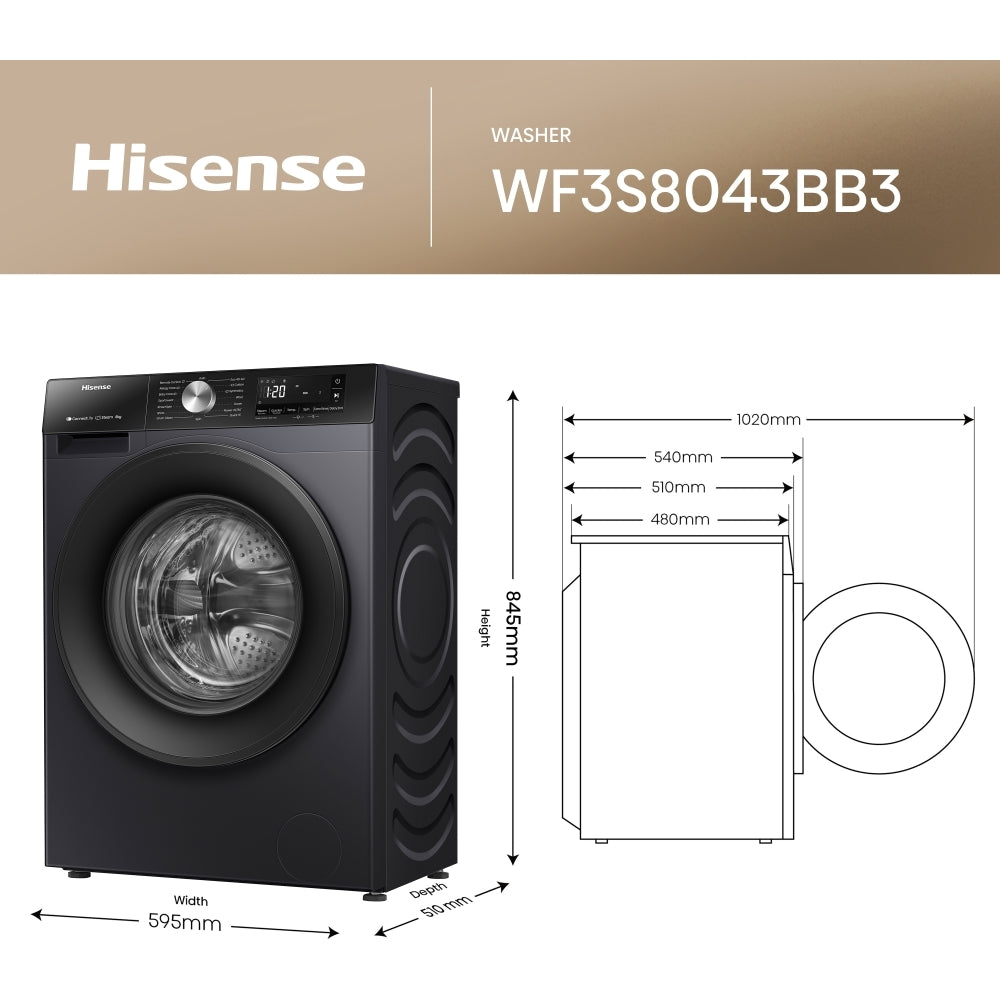 Hisense WF3S8043BB3 Washing Machine - product image 20