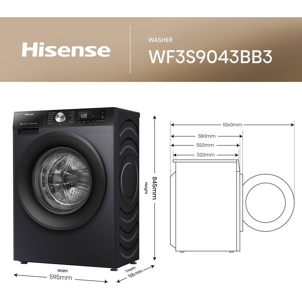 Hisense WF3S9043BB3 Washing Machine - product image 21