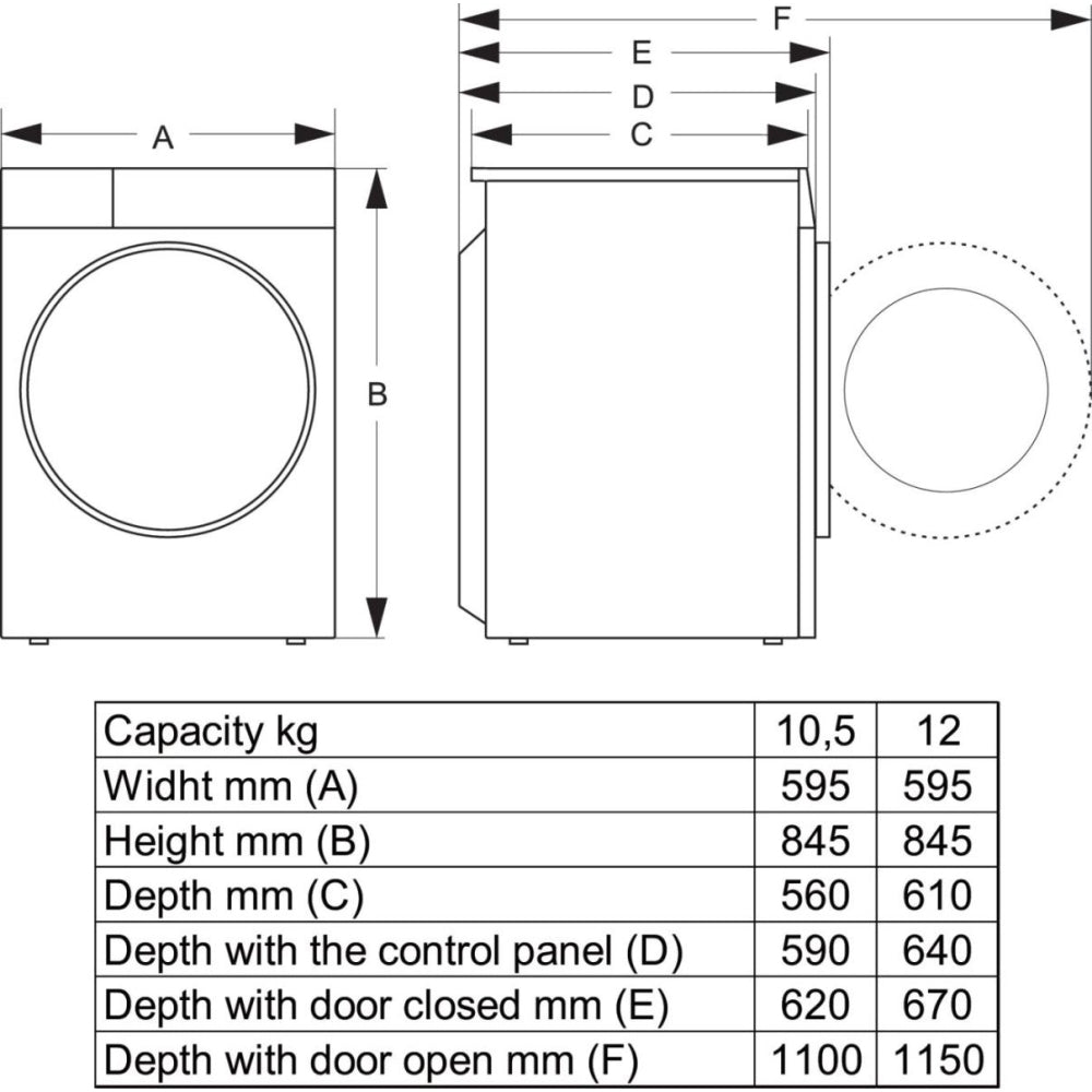 Hisense WF7S1247BB Washing Machine - product image 12
