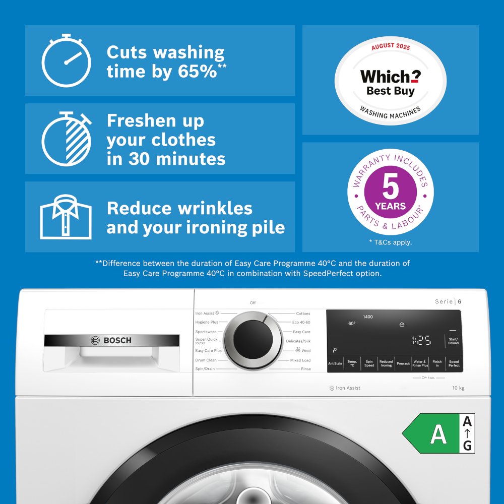 Bosch WGG254Z1GB Series 6 Washing Machine - product image 2