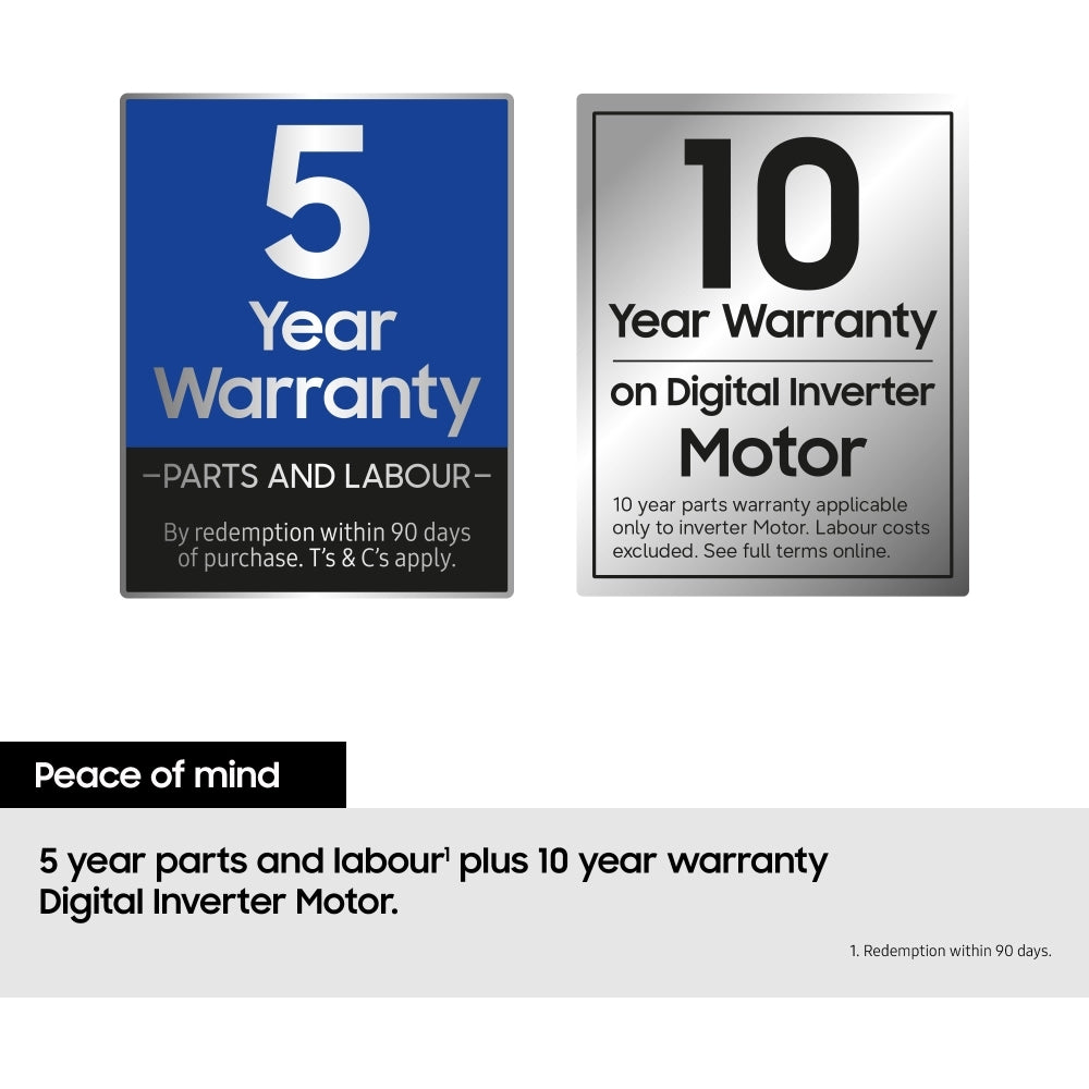 Samsung WW11DB7B94G Bespoke Series 7 AI Energy, WiFi-enabled Washing Machine - product image 9