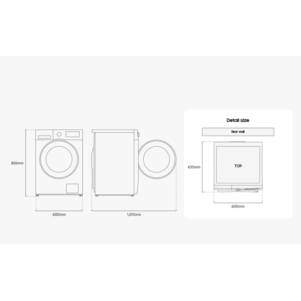 Samsung WW90CGC04DAEEU Series 5 Washing Machine - product image 3