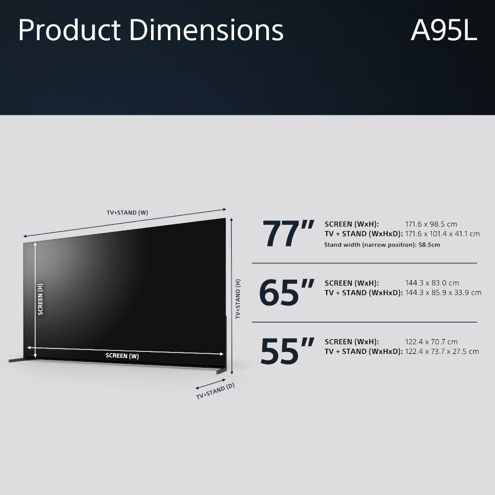 Sony XR77A95LPU A95L BRAVIA XR 77" QD-OLED 4K Ultra HD Smart TV - product image 15