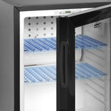 Tefcold TM45GC Glass Door Mini Bar Fridge – 40L, Quiet & Energy Efficient