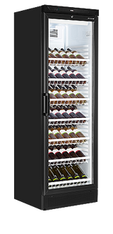 Tefcold FS1380WB Wine Bottle Cooler – 78 Bottle Capacity, Black Finish