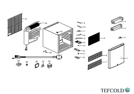 Tefcold TM44G Glass Door Minibar 🍷❄️