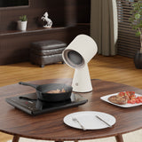 Ciarra HOOD TO GO Portable Mini Desktop Cooker Hood Ivory Mist
