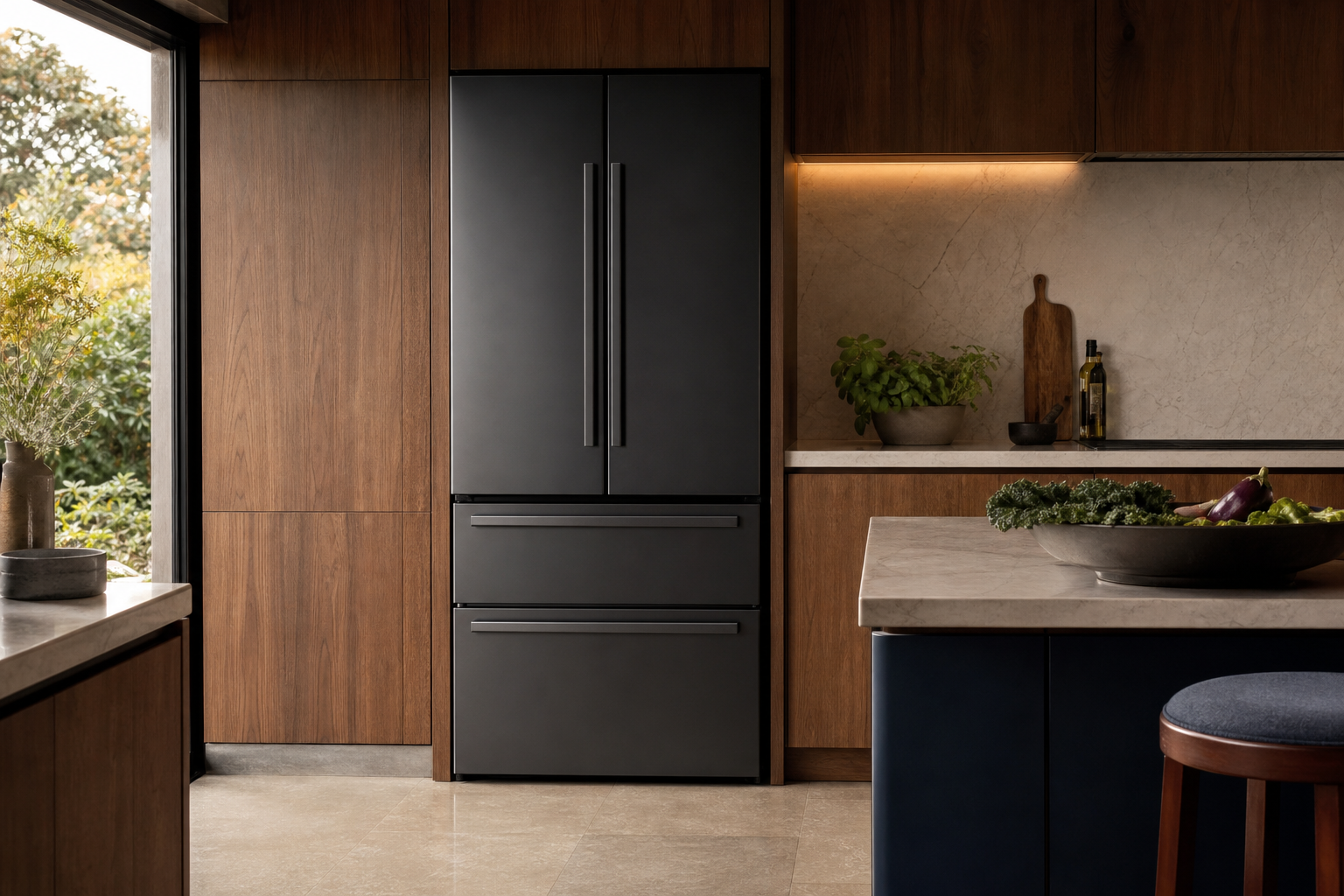 Refrigeration appliances in a real home