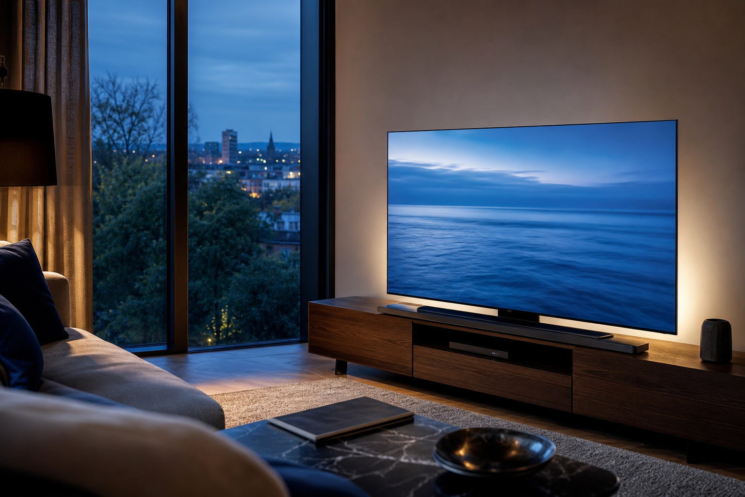 TV & entertainment appliances in a real home